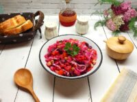Винегрет с квашеной капустой